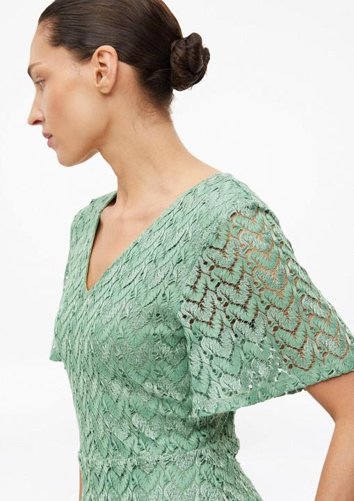 Produktbild s.Oliver Midi-Kleid mit Glitzergarn und Ajourmuster (42)