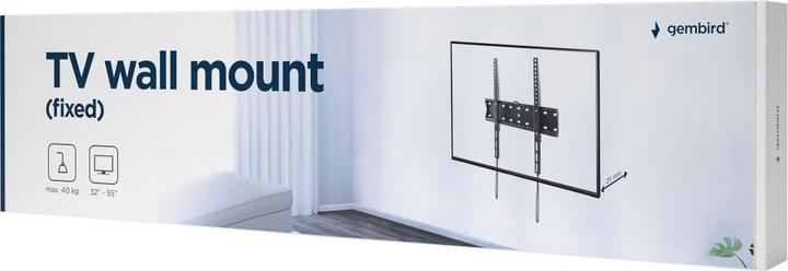 Produktbild Gembird WM-55F-02 TV mount (55") Black (Wand, 40 kg, 32" - 55")