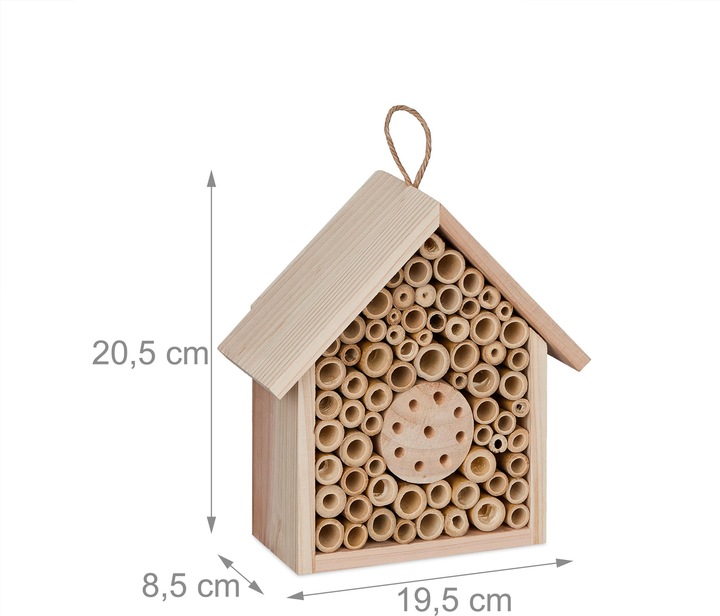 Actual product image Relaxdays Bee hotel (Wild bees)