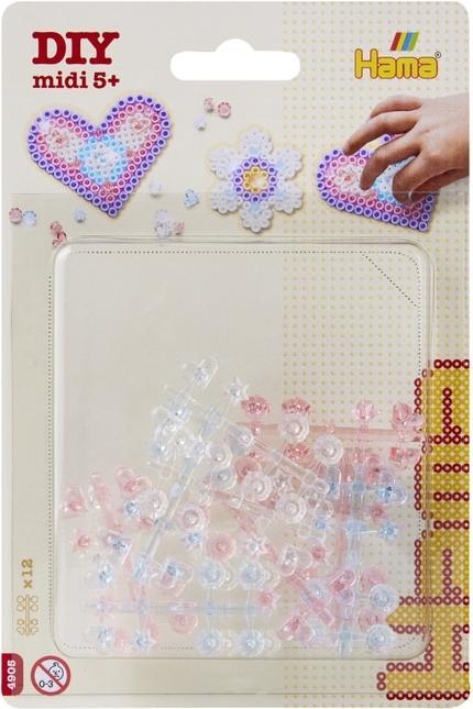 Immagine prodotto Hama gems i blister 12stk. ass. (transp./blå/rosa)
