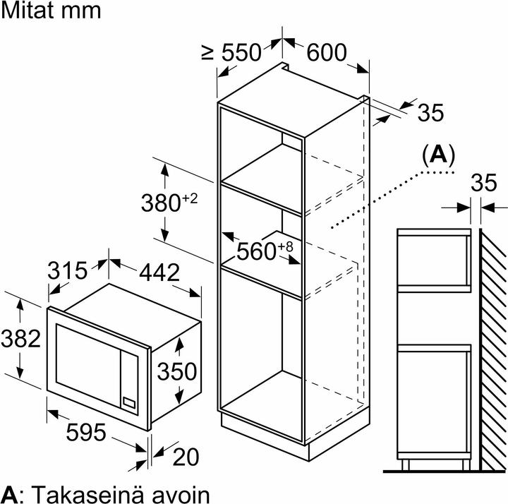 Image du produit Bosch Hausgeräte BFL623MS3 (20 l)