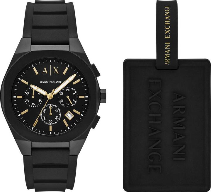 Actual product image Armani Exchange Uhren-Set (Analogue wristwatch, Chronograph, Gift set, 42 mm)