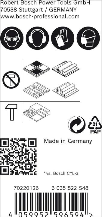 Produktbild Bosch Professional Zubehör EXPERT CYL-9 MultiConstruction Bohrer, 16 x 150 x 200 mm (16 Millimeter)