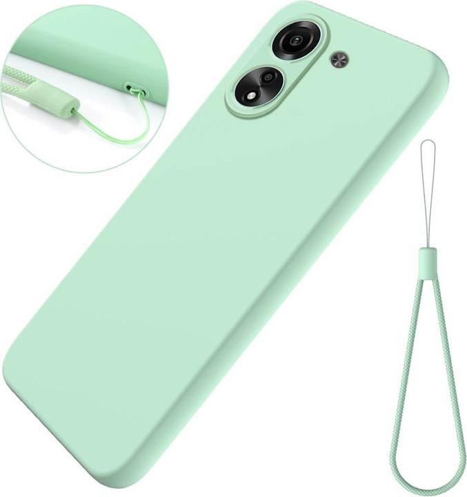 Produktbild Cover-Discount Xiaomi Poco C65 / Redmi 13C - Silikon Gummi Hülle grün (Xiaomi Poco C65)