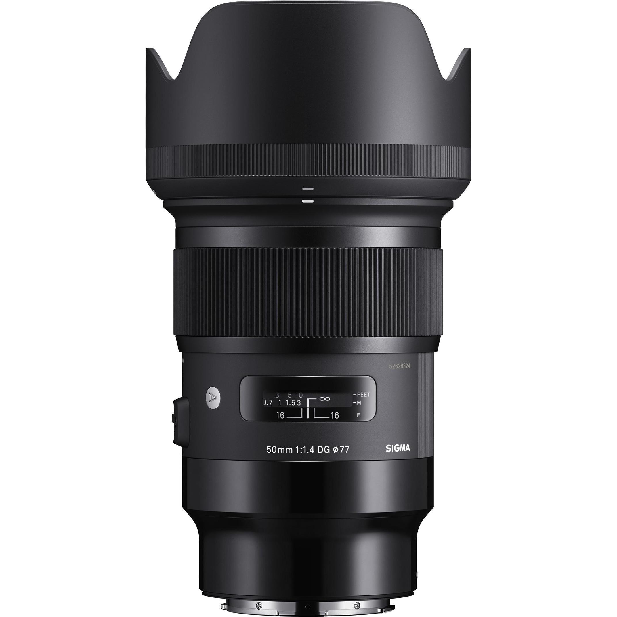 Sigma 50mm f/16 - 1,4 DG HSM Art, L-Mount (Leica L, Vollformat, APS-C / DX), Objektiv, Schwarz