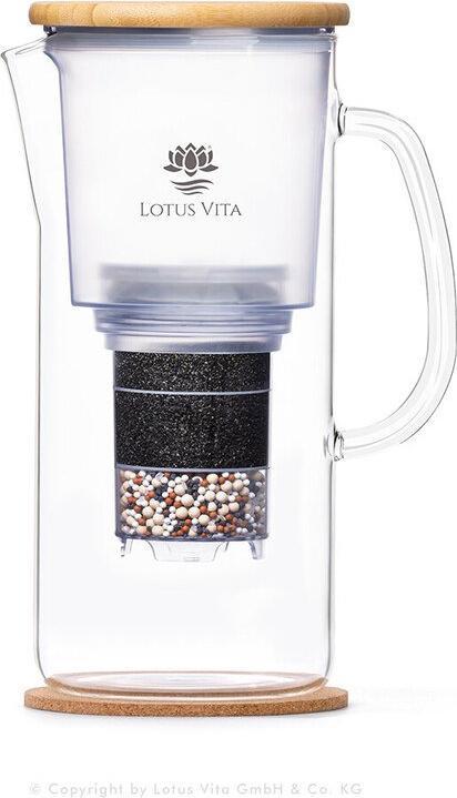 Lotus Vita Glas-Filterkaraffe ENYA NATURA PLUS® (1.40 l)