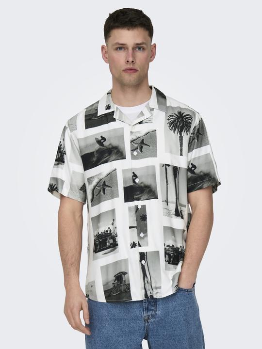 Produktbild Only & Sons Normal geschnitten Hemdkragen Hemd Hemd (L)