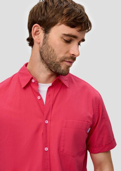 Immagine prodotto s.Oliver Hemd Baumwollhemd mit Musterstruktur (M)