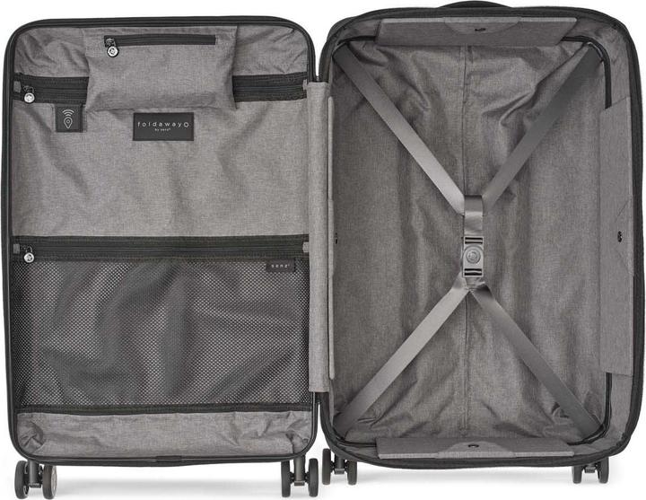 Actual product image Senz Senx Foldable Check In Trolley, 60L, Silk Grey (60 l)