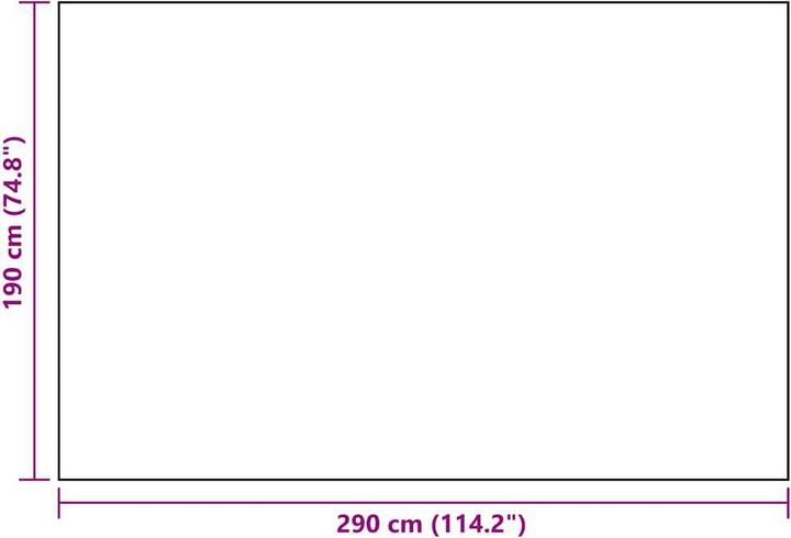 Actual product image vidaXL Outdoor-Teppich