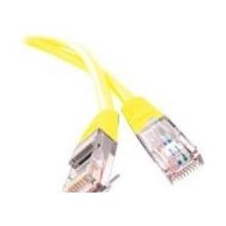 Thumbnail - Exertis Connect Patchkabel F/UTP, CAT.5e, gelb, 5,0 m Patchkabel mit besonders schmalem Knickschutz (F/UTP, CAT5e, 5 m),...