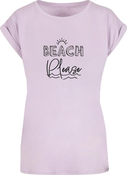 Produktbild Merchcode Ladies Beach Please Extended Shoulder Tee - 112615 (XXL)