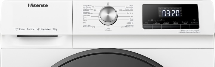 Image du produit Hisense WFQA9014EVJM 20009117 (9 kg, Gauche)