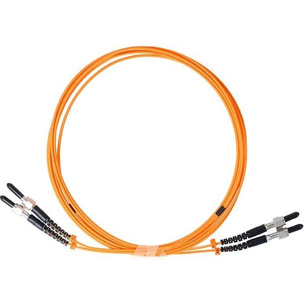 BlueOptics Duplex LWL Patchkabel FSMA-FSMA Multimode OM1 50 Meter (CAT8.1, 50 m), Netzwerkkabel