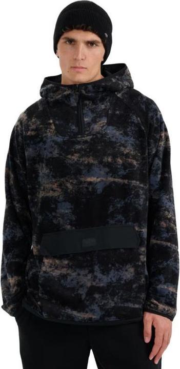 Produktbild 4F Herren-Fleece-Sweatshirt, mehrfarbig, mit Allover-Print (XL)
