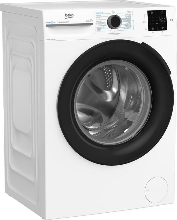 Beko BM3WFT31041W - EnergySpin - 10 kg wasmachine (10 kg, Links)
