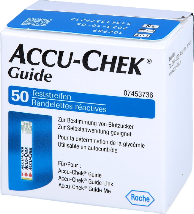 Accu-Chek Bandelettes de test Guide (50) (Bandelette réactive)