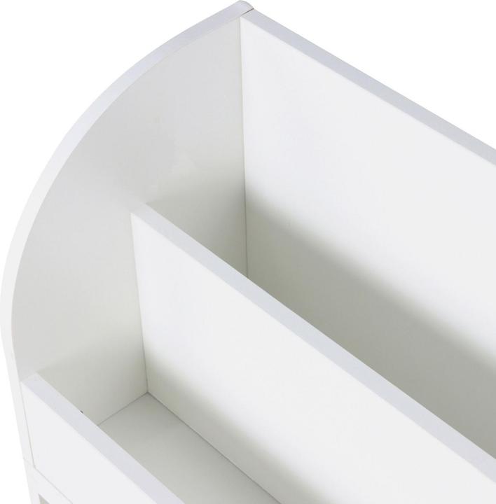 Actual product image Relaxdays - Kinderregal mit Buchablagen, Weiss, 89,5 x 67 x 30 cm