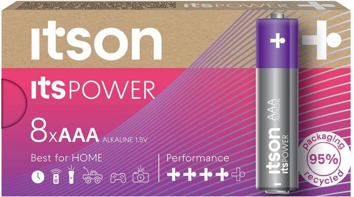Actual product image Itson Itspower Micro (AAA) battery 1.5 V 8 pcs. (8 pcs., AAA)