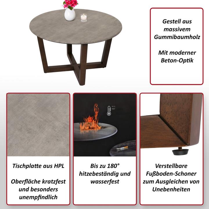Image du produit JOHN316 Couchtisch (80 x 80 x 46 cm)