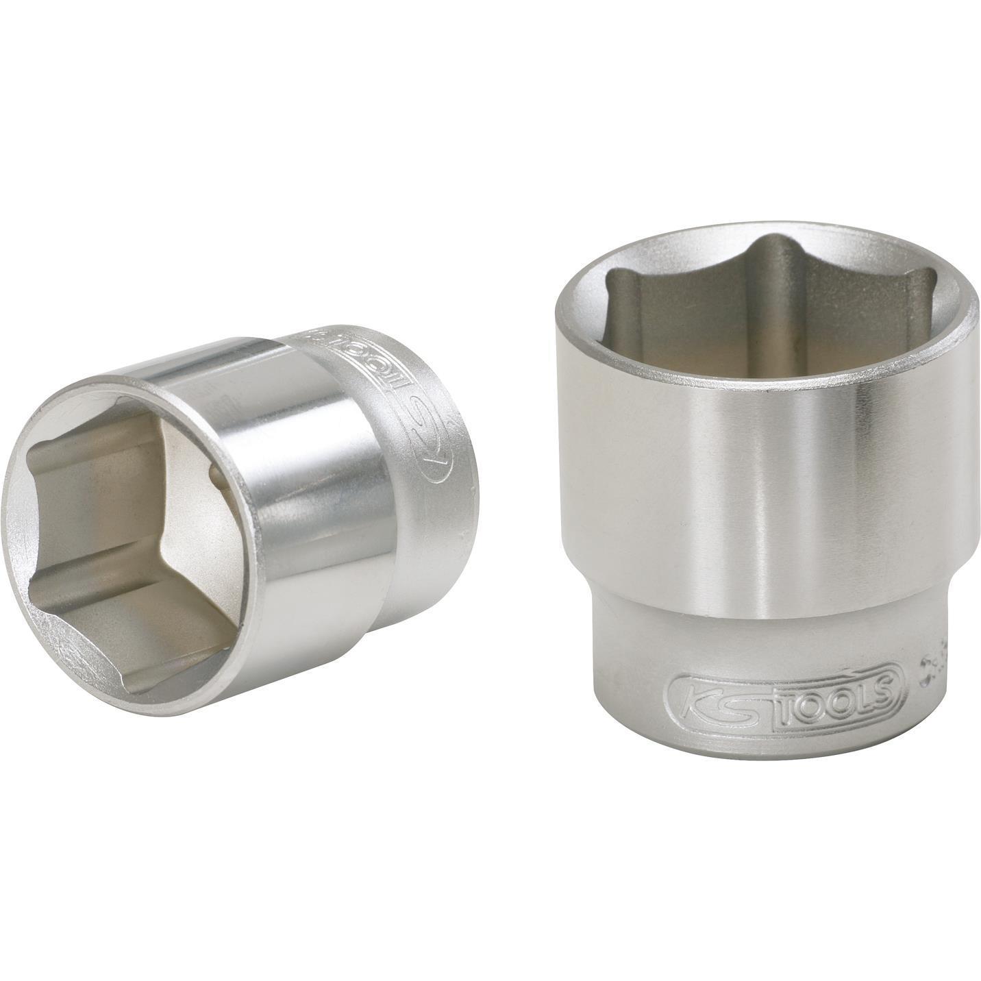 KS Tools, Steckschlüssel + Stecknuss, 1/2" Sechskant-Stecknuss (29 mm)