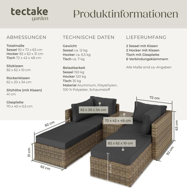 Produktbild tectake San Domino