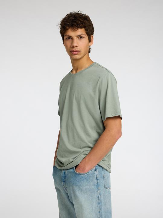 Image du produit Selected Homme T-shirt en coton filé flamme (M)
