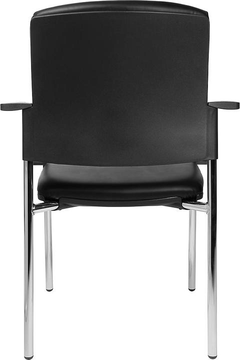 Produktbild Topstar Besucherstuhl BtoB 10, 4-Fuss-Gestell, Kunstlederbezug, stapelbar, inkl. Armlehnen, 2er-S...