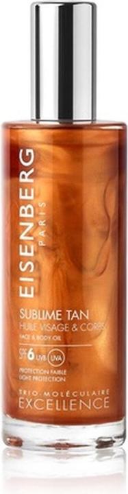 Actual product image Eisenberg Sublime Tan Huile Visage & Corps (Suntan oil, Up to SPF 10, 100 ml)
