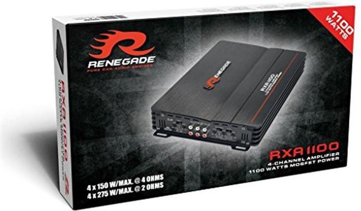 Produktbild Renegade RXA1100 4-Kanal Endstufe (4-Kanal-Verstärker)