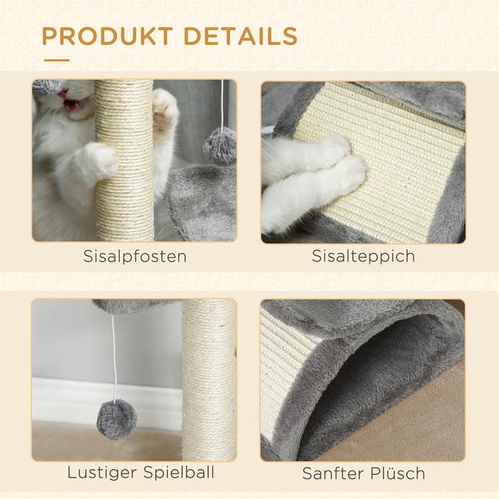 Actual product image Jamb Cat tree (43 cm, Light grey)