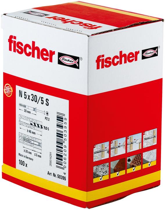 Produktbild Fischer Nageldübel N 5x30/5 S
