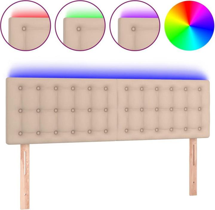 Actual product image vidaXL LED Kopfteil (144 x 5 x 88 cm)