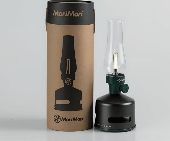 Image du produit MoriMori Lampe design avec haut-parleur (vert/noir)