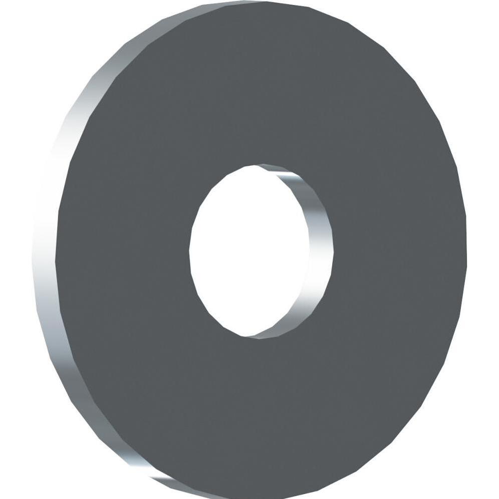 Reisser, Dadi + Rondelle, Rondelle del corpo, DIN 9021, Ø 6,4 x 18, acciaio inox A2, decapate, passivate, confezionate a 100