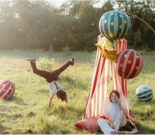 Produktbild GoDan Ballon Rouge pour anniversaire Cirque (1x)