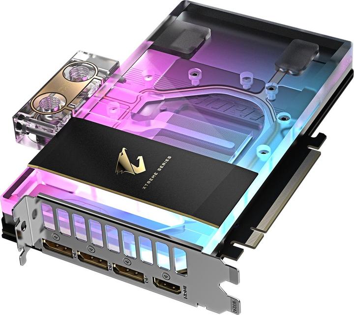 Actual product image Gigabyte AORUS GeForce RTX 5080 XTREME WATERFORCE WB 16G (16 GB)