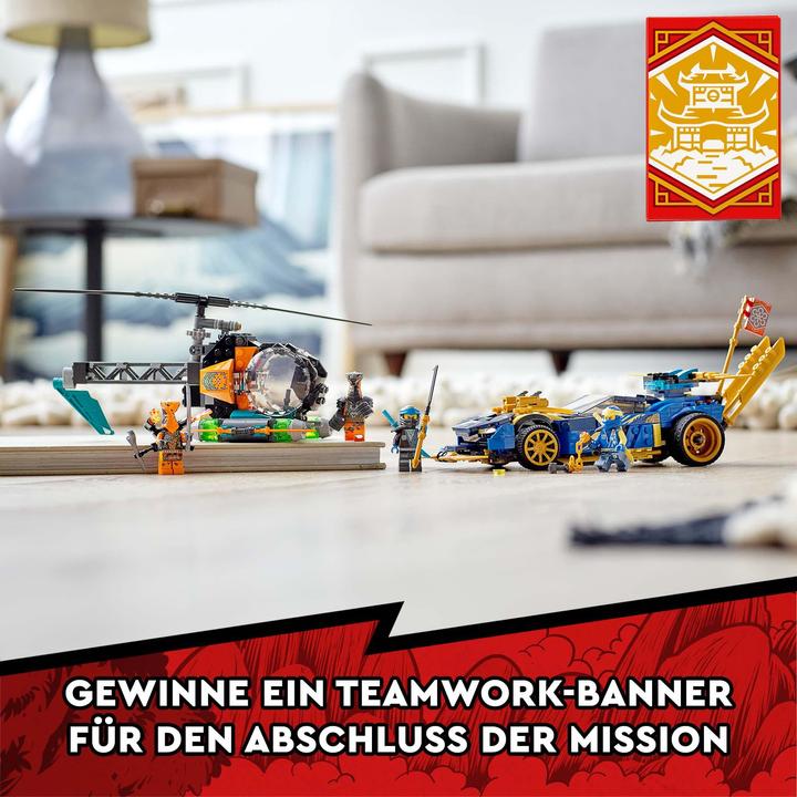 Produktbild LEGO Jays und Nyas Rennwagen EVO (71776, LEGO Ninjago)