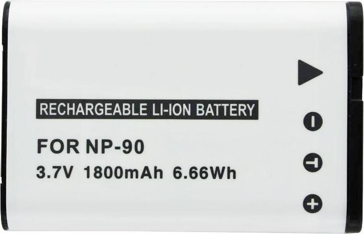 Actual product image Casio Akku NP-90, Exilim Zoom EX-H10, -H15 (Camera battery)