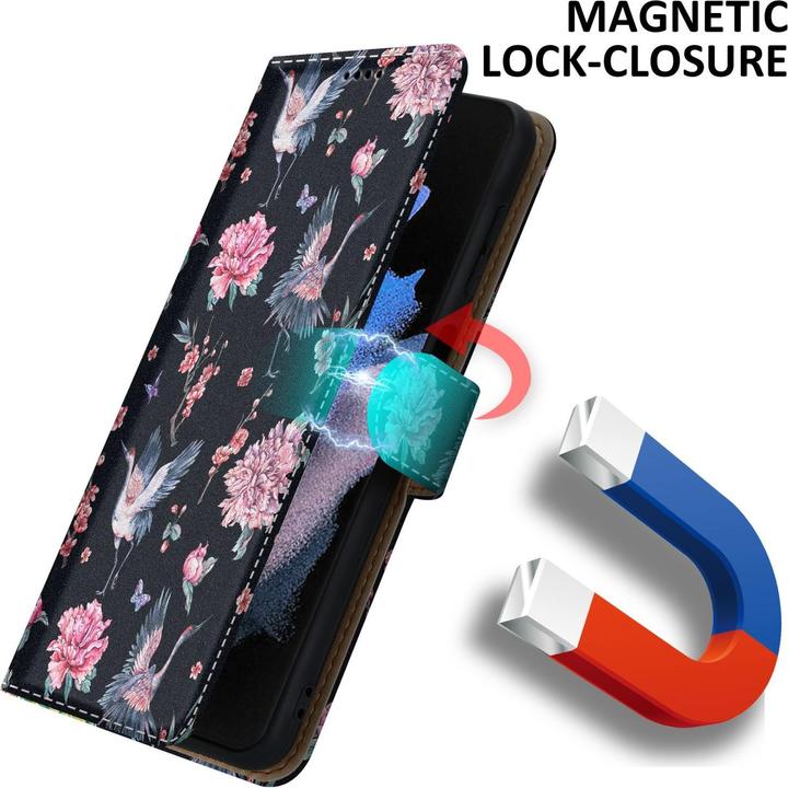 Actual product image Cadorabo Book cover with print (Samsung Galaxy S21 Ultra)