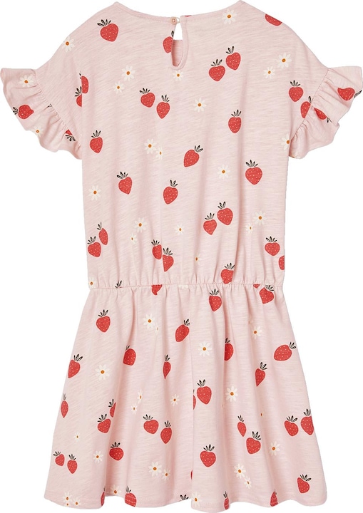 Image du produit Vertbaudet Mädchen Volantkleid mit Erdbeeren (86)