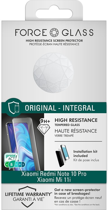Produktbild Bigben Connected Displayschutz aus Glas (1 Stück, Xiaomi Redmi Note 10 Pro)