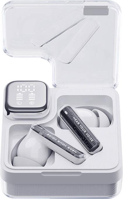 Actual product image QCY TWS MeloBuds Neo T31 headphones (white) (24 h, Cable)