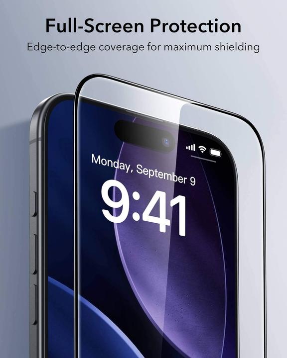 Productafbeelding ESR UltraFit Classic Screen Protector, for iPhone 17 Air (1 Pcs., Apple iPhone 17)