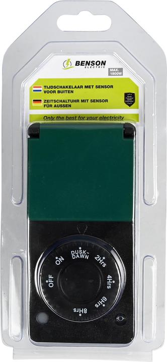Actual product image Benson Electric Timer sensor for outside