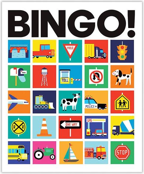 Immagine prodotto Mudpuppy Giochi di indovinelli Road Trip Bingo (Inglese)