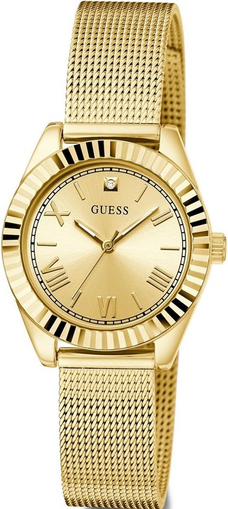 Produktbild Guess - Ladies Gold Tone Analog Watch with diamond GW0842L2