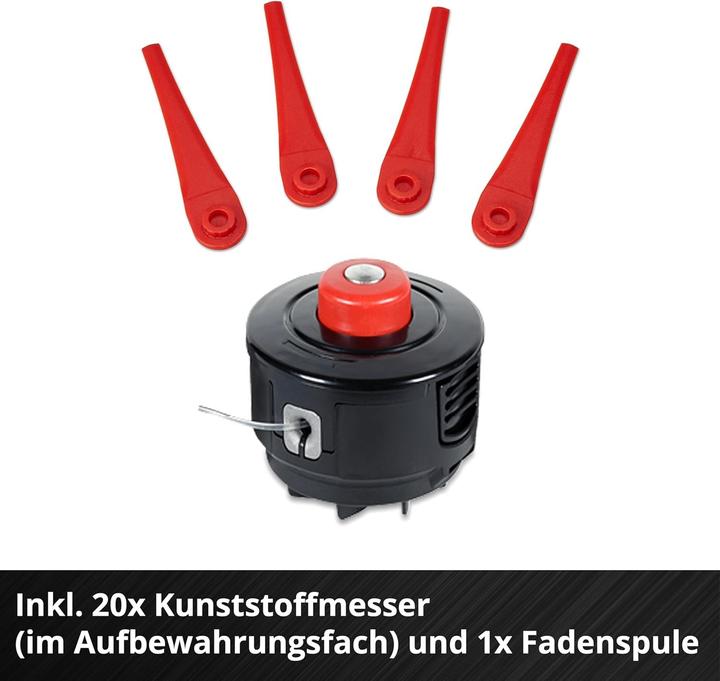 Image du produit Einhell GE-CT 18/25-1 Li-Solo (Couteaux en plastique, Fils coupe-herbe)