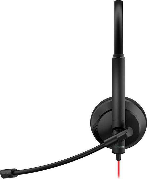 Produktbild Canyon HS-7, PC Headset, USB/3.5mm jack, advanced conference - headphones with microphone, cable con (Kabelgebunden, USB-A)