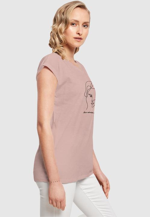 Produktbild Merchcode Ladies WD - Woman Figure Extended Shoulder Tee - 117161 (S)